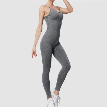 Seamless Yoga Set: Women's Tracksuit Jumpsuits - One Piece Fitness Rompers for Workout, Gym, and Sportswear