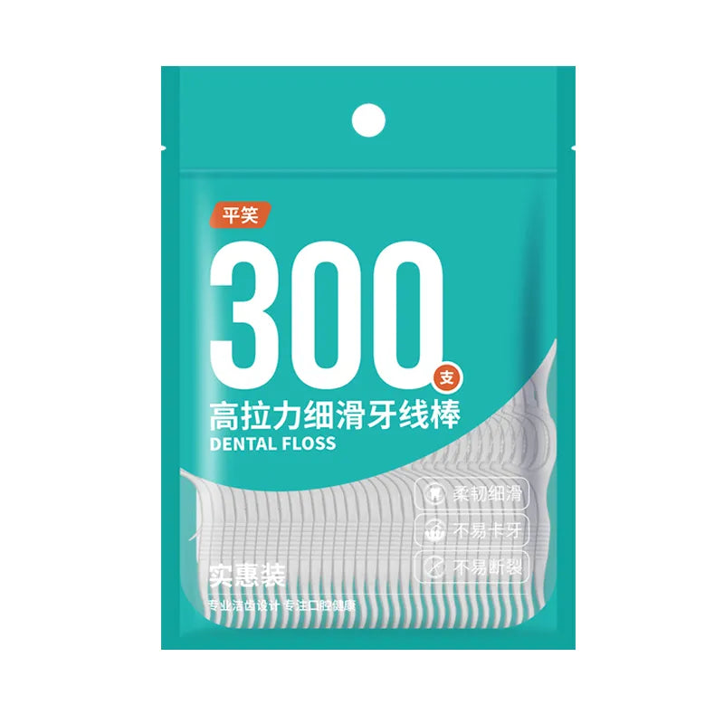 600-Count Dental Floss Picks: Interdental Brushes for Clean, Healthy Teeth - Oral Hygiene Care