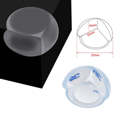 Child Baby Safety Silicone Protector: Soft Transparent Table Corner Edge Protection Cover - Anti-Collision for Children