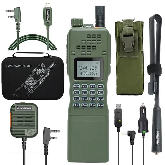 Baofeng AR-152 15W Walkie Talkie – Powerful CB Two-Way Radio with 12000mAh Battery, Tactical Long Range, AN PRC-152 Dual Band Transceiver