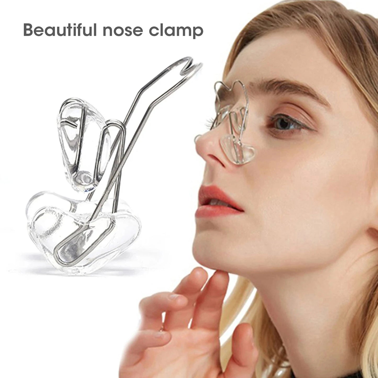 Enhance Your Nose's Beauty with Nose Up Lifting Shaper Orthotics Clip - Slimming Massager and Straightening Tool for a Perfect Nose Shape