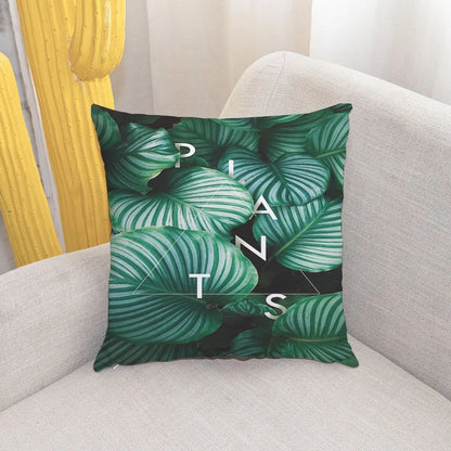 Linlamlim Green Cushion Cover: Decorative Pillowcase for Bedroom Bed, Living Room Sofa, Car - Throw Pillow Cover Accessories