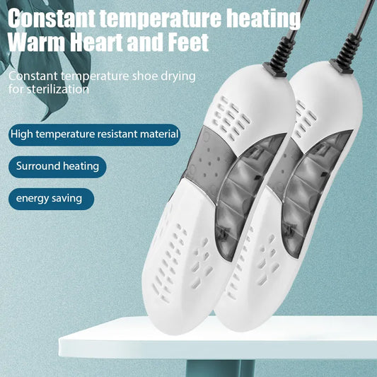 Electric Boots Dryer & Deodorizer: Foot Warmer Heater with UV Shoe Drying Technology - Household Device to Eliminate Odor