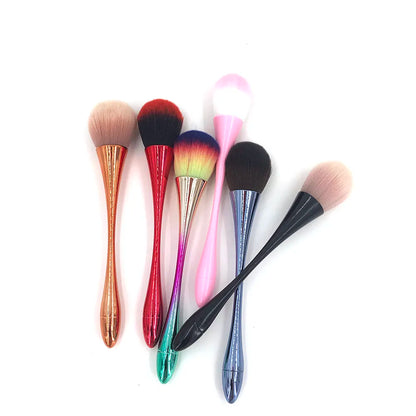 Rose Gold Powder Blush Brush - Professional Large Cosmetic Face Contouring Makeup Tool