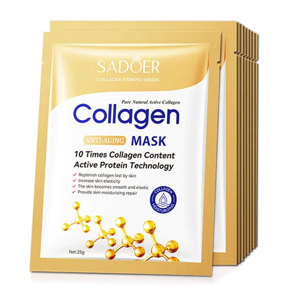 20 Pack Hyaluronic Acid Collagen Face Masks: Moisturizing and Firming Korean Skincare Sheet Masks