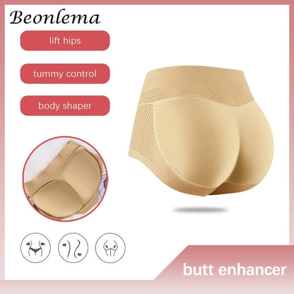 Breathable Padded Panties for Women – Hip Lifter Butt Enhancer, Control Body Shaper, Fake Ass Briefs Underwear