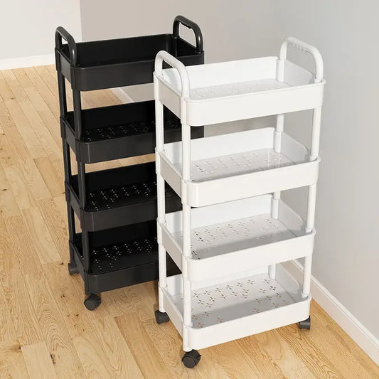 Multi-Layer Trolley Rack – Mobile Storage for Kitchen, Bedroom, Bathroom and Baby Snacks | Floor Organizer