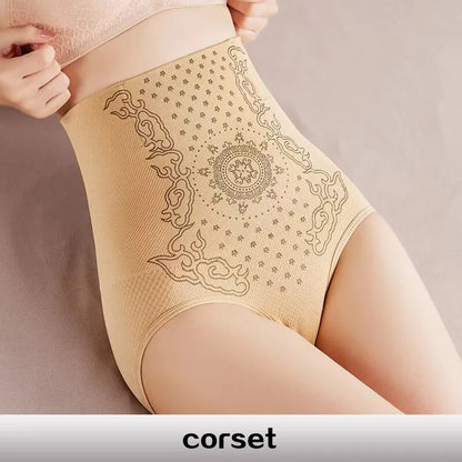 Women's Sexy High Waist Bodyshaper Panties: Unique Fiber Restoration Contour Underwear - Slimming Body Shapewear for Burning Tummy Bodysuit