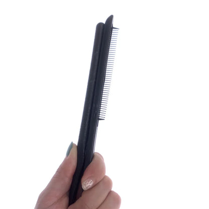 1PC Useful Hair Straightening Salon Comb: Hairdressing Smooth Tool with Tongs - Women's Hair Styling Brush Straightener