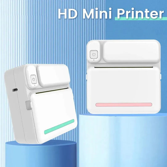 MINI Print Portable Thermal Printer | 58mm Pocket Photo & Label Printer | Wireless Bluetooth for Android & iOS