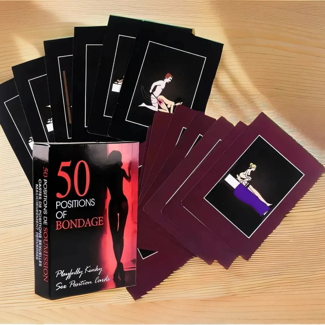 Adult Sex Card Game: Explore 50 Kinds of Bedroom Commands - Perfect Naughty Gift for Valentine's Day Couples Party