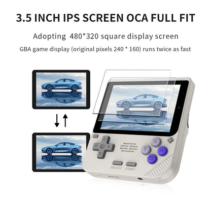 POWKIDDY V10 Handheld Game Console - 3.5 Inch 480x320 IPS Full Screen, Retro OpenDingux System, Affordable Gift for Children