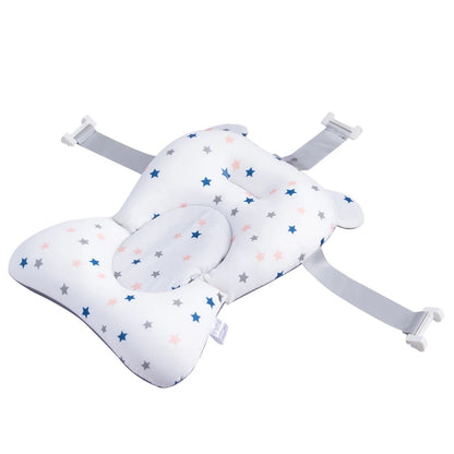 Convenient Baby Bathing Solution: Portable Adjustable Bathtub Pad - Newborn Support Seat Mat with Foldable Design for Comfortable Bathing Experience - Floating Water Pad