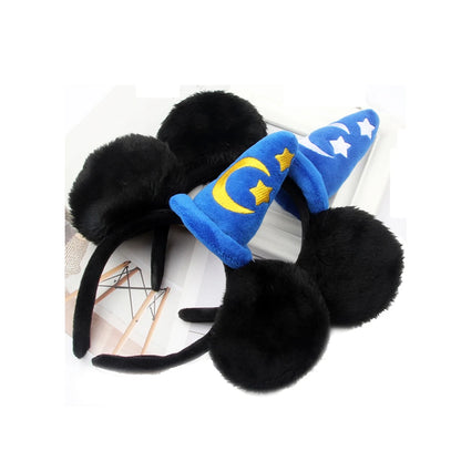 Mickey Mouse Plush Magic House Headwear: Disney Cosplay Decoration for Christmas Party - Cloth Hair Band for Adults and Children