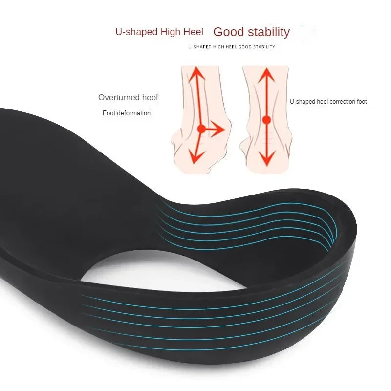 2024 Orthotic Insoles – Flat Foot & O-Shaped Legs Correction, Arch Support for Plantar Fasciitis, Orthopedic Foot Care Insert for Men/Women