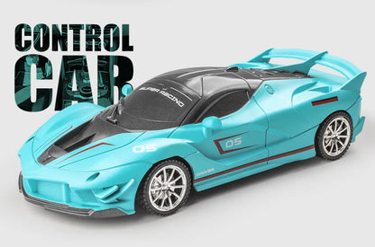 1/18 Scale RC Sports Car with LED Light - 2.4G Radio Remote Control, High-Speed Drifting Vehicle, Racing Toy for Boys and Girls