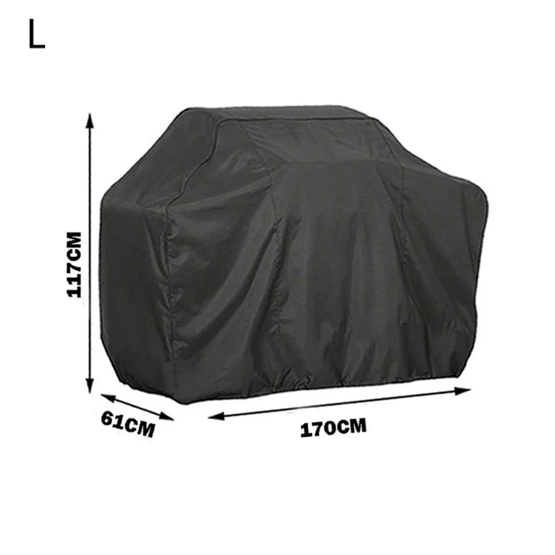 Heavy Duty BBQ Grill Cover - Waterproof and Dustproof Barbecue Stove Protector, Ideal for Weber and Outdoor Braziers, Rain Protective