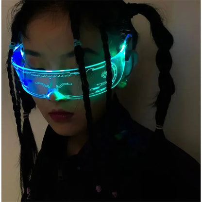 Upgraded Seven Color LED Luminous Glasses for Parties, Bars, Music Festivals, Christmas & Sci-Fi Events