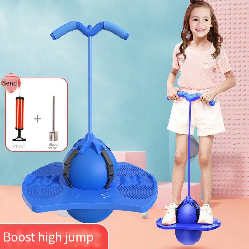 Jumping Frog Bouncing Ball: Height Increase Exercise Equipment for Children's Balance Training - Fun and Effective