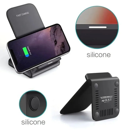 40W Fast Wireless Charger Stand - Quick Charging for Samsung S24/S23/S22/S21 Ultra, iPhone 15/14/13/12 Pro Max, Xiaomi 14