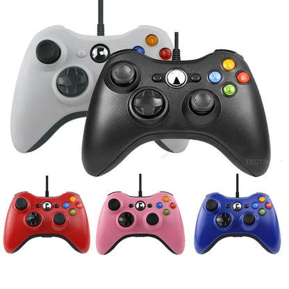 USB Wired Controller for Xbox 360 and 360 Slim, Gamepad Joystick for Microsoft Xbox 360 Console, PC Windows 7/8/10/11