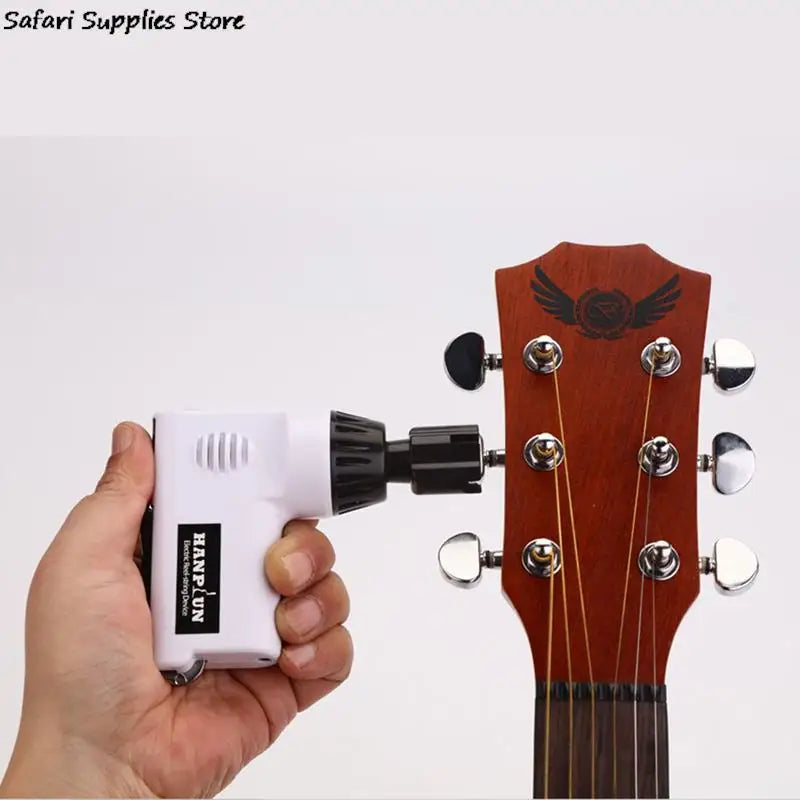 Automatic Guitar String Winder and Cutter – Restringing Tool with Integrated String Cutter