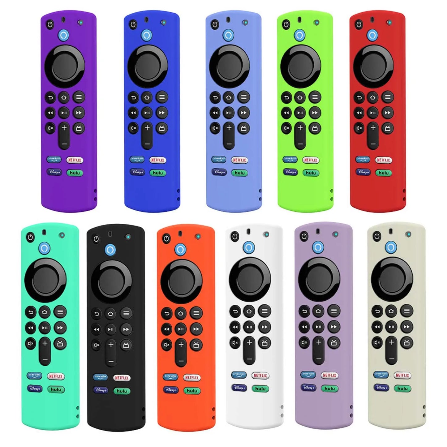 Silicone Protective Cover for Fire TV Stick Remote: Anti-Drop Dustproof Case