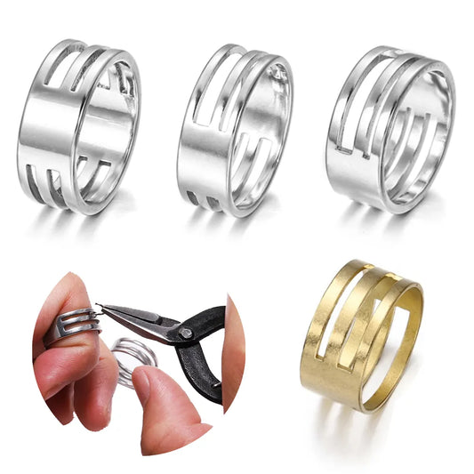 Jump Ring Opening and Closing Finger Rings Jewelry Tool - Opener for DIY Jewelry Making Findings (17/18/19mm)