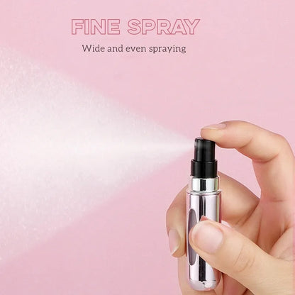 Portable 5ml Mini Refillable Spray Atomizer Bottle - Travel-Friendly Perfume Jar and Cosmetic Container