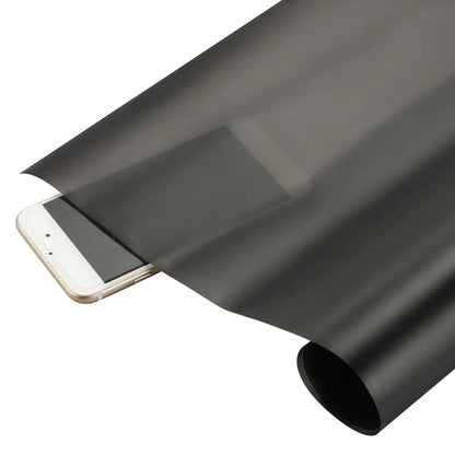 PVC Car Lamp Film: Matte Black Auto Headlight Fog Light Tint Sticker - 30x150cm, Car Body Decoration Film