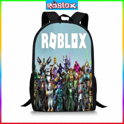 HOT ROBLOX Backpack for Kids - Anime Cartoon School Bag for Primary and Secondary Students