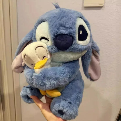 Disney Stitch Lilo Doll - Cute Duck Stitch Plush Toy, Kawaii Decoration for Christmas and Children's Birthday Gifts