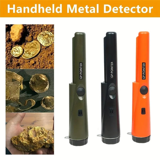 Waterproof Handheld Metal Detector with LED Lights - GP-pointer Pinpointing for Treasure Search