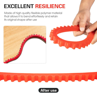 Woodworking Flexible Curve Template Guide: Special Shaped Strip Profiling Tool - Auxiliary for Wood Board Cutting and Fixing