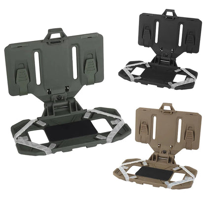 NEW Tactical Vest Phone Holder - Foldable Molle Carrier Board for 4.7" to 6.7" Screen Cell Phones