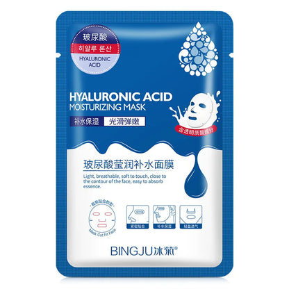 20 Pack Hyaluronic Acid Collagen Face Masks: Moisturizing and Firming Korean Skincare Sheet Masks