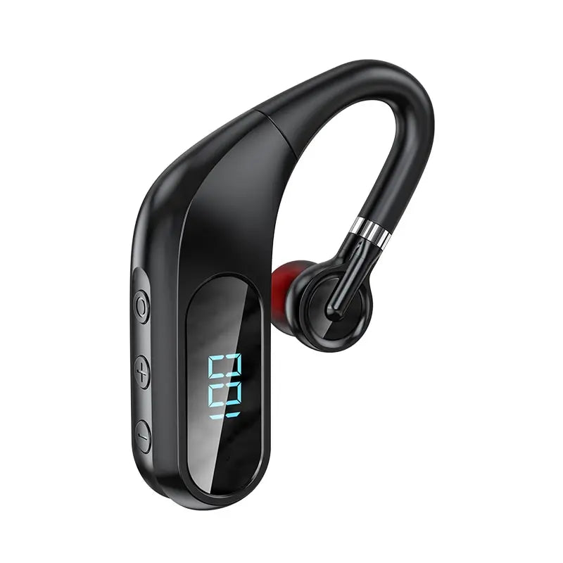 KJ10 Bluetooth Headphones with Real-time Digital Display - HD Sound Quality, Durable Endurance, Painless Sports Headphones