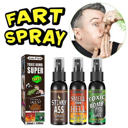 30ml Fart Gag Spray - Prank Joke Stink Spray for Adults & Kids, Terrible Stinky Non-Toxic Halloween Funny Toy