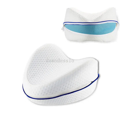 Find Relief from Joint , Back and Hip Pain with Memory Foam Leg Pillow – Your Orthopedic Solution for Sciatica and More!