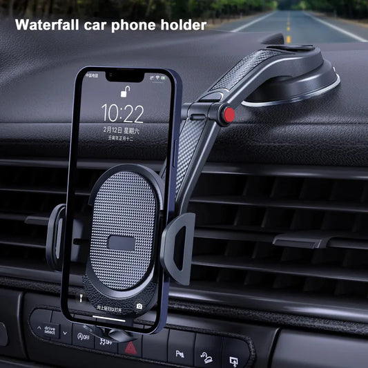 Universal Gravity Dashboard Phone Holder: Car Stand Support for iPhone 13/12/11, Xiaomi, Samsung - Mobile Phone Mount