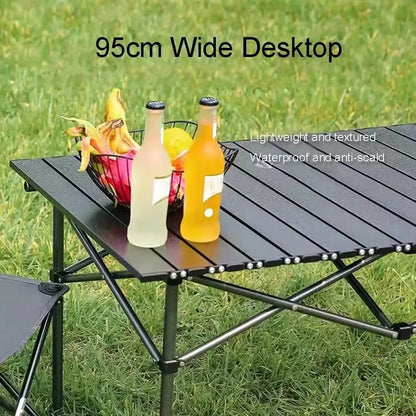 Portable Folding Picnic Table - Lightweight Outdoor Desk with Carrying Bag for Camping and Self-Driving Trips