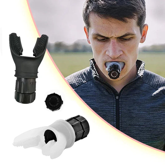 Sports Breathing Trainer - Exercise Lung Face Mouthpiece Respirator for Household Fitness, Healthy Care Accessories (1PC)