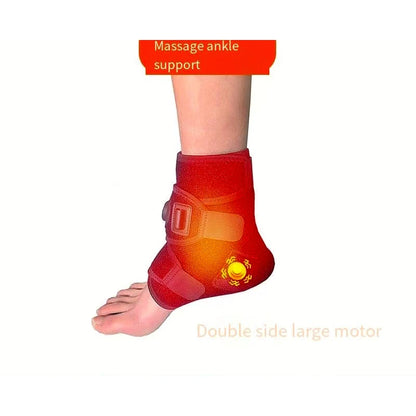 Foot Massager with Hot Compress and Vibration - USB-Powered Ankle Joint Protector Made of SBR Diving Material