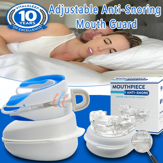 Adjustable Anti-Snoring Mouth Guard | Sleeping Device to Stop Snoring & Improve Sleep Quality