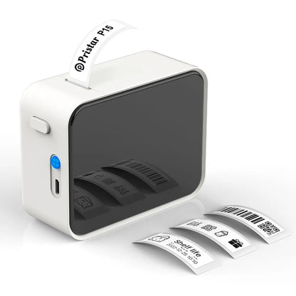 Wireless Bluetooth Label Printer - Portable Thermal Printer Similar to D11 D110 D101 Labeling Machine - Mini Label Maker for Stickers P15