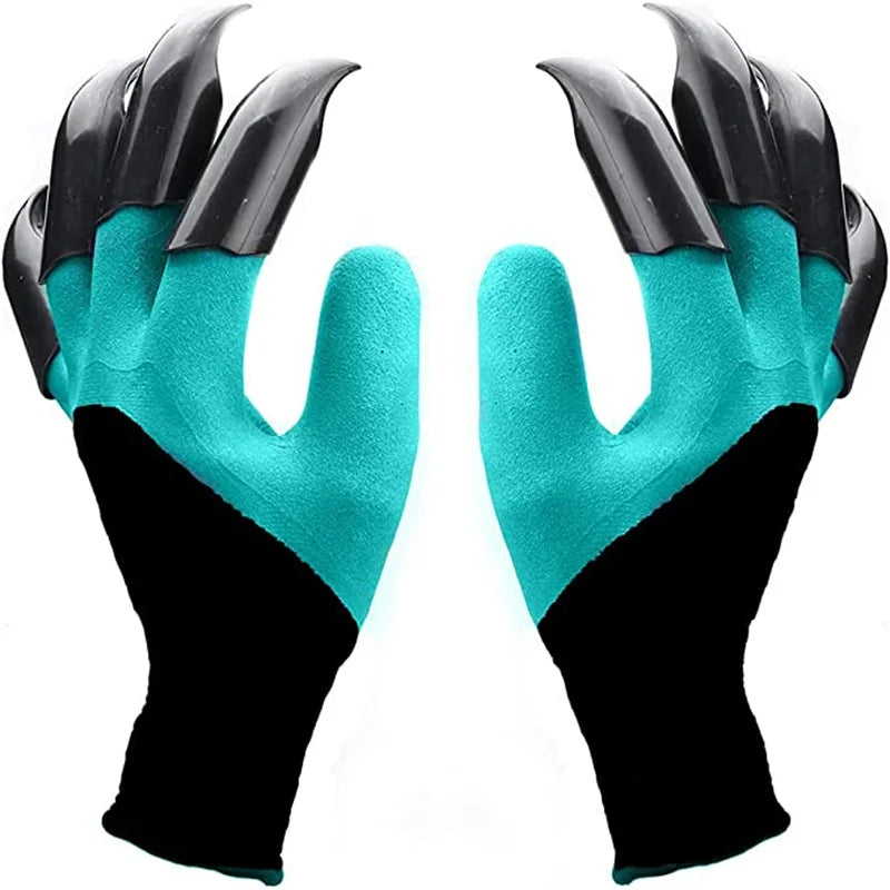 Durable Waterproof Gardening Gloves with Claws - Protective Latex, Prick-proof, Digging, Planting, Home Labor Gloves