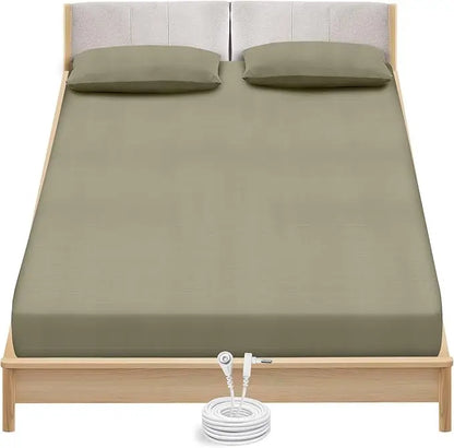 Grounding King Sheet - 95% Organic Cotton, 5% Pure Silver Fiber, Earth-Connected Bedding (198x203cm/78x80in)