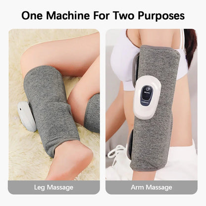 Wireless Electric Leg Massager – Rechargeable Air Compression for Calf Pain Relief & Muscle Relaxation, 360° Air Pressure