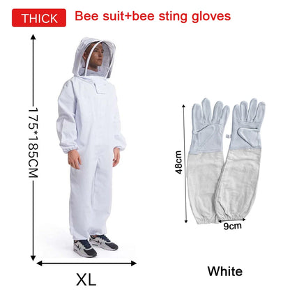 Professional Beekeeping Suit with Full Body Protection and Safety Veil - Unisex Children's Beekeepers Clothing