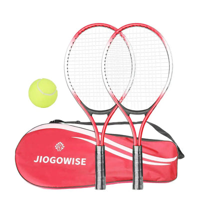 2 Piece Tennis Racket Set with Tennis Bag - 21'' Racquets for Youth Beginners, Outdoor Sports and Exercise